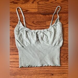 La Hearts Sage green Camisole Top